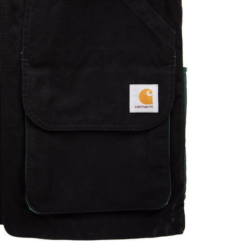 Carhartt WIP Heston Vest Black/Discovery Green Heavy Stone Wash I032149.1OC.60.05 Degli Uberti